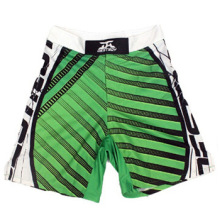 Los pantalones cortos en blanco de MMA venden al por mayor, impresión de los cortocircuitos de MMA